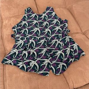 Open Back Vintage Blouse - Size M